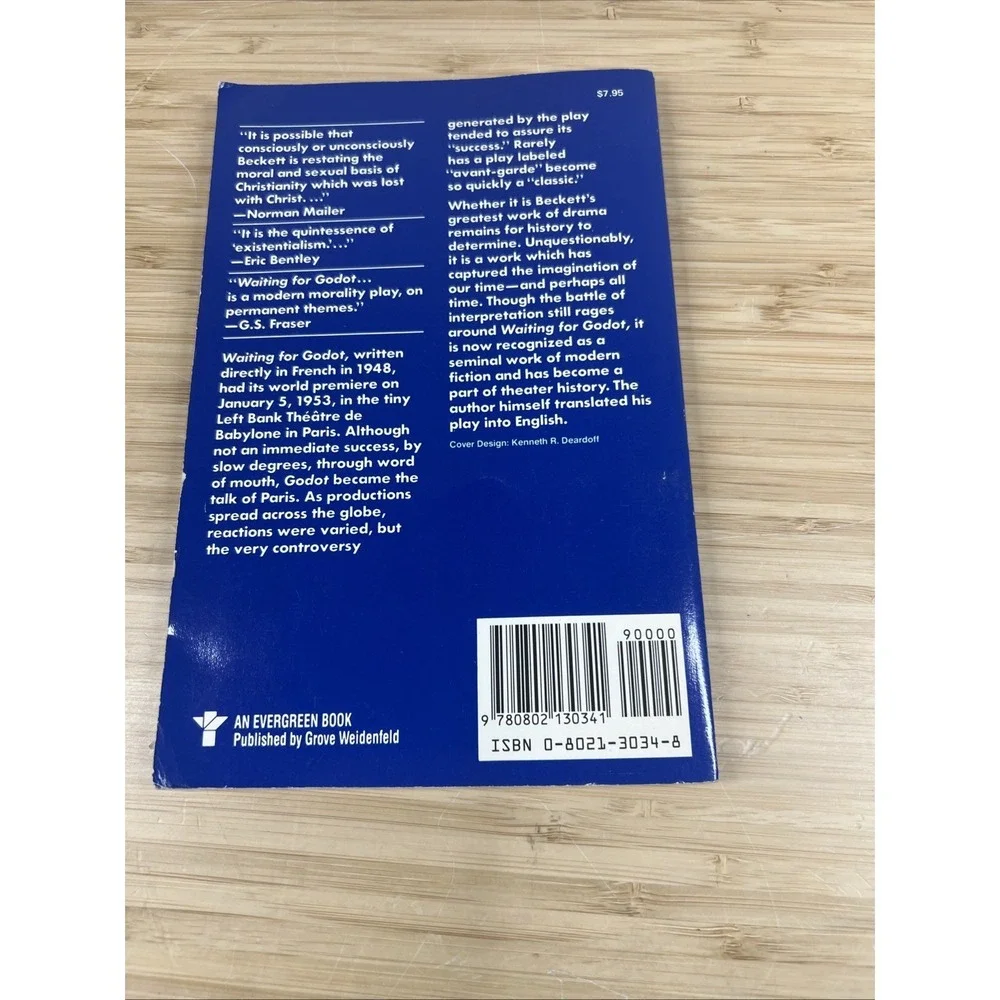 Beckett, Samuel: Waiting for Godot by Samuel Beckett (1994)‎ Paperback